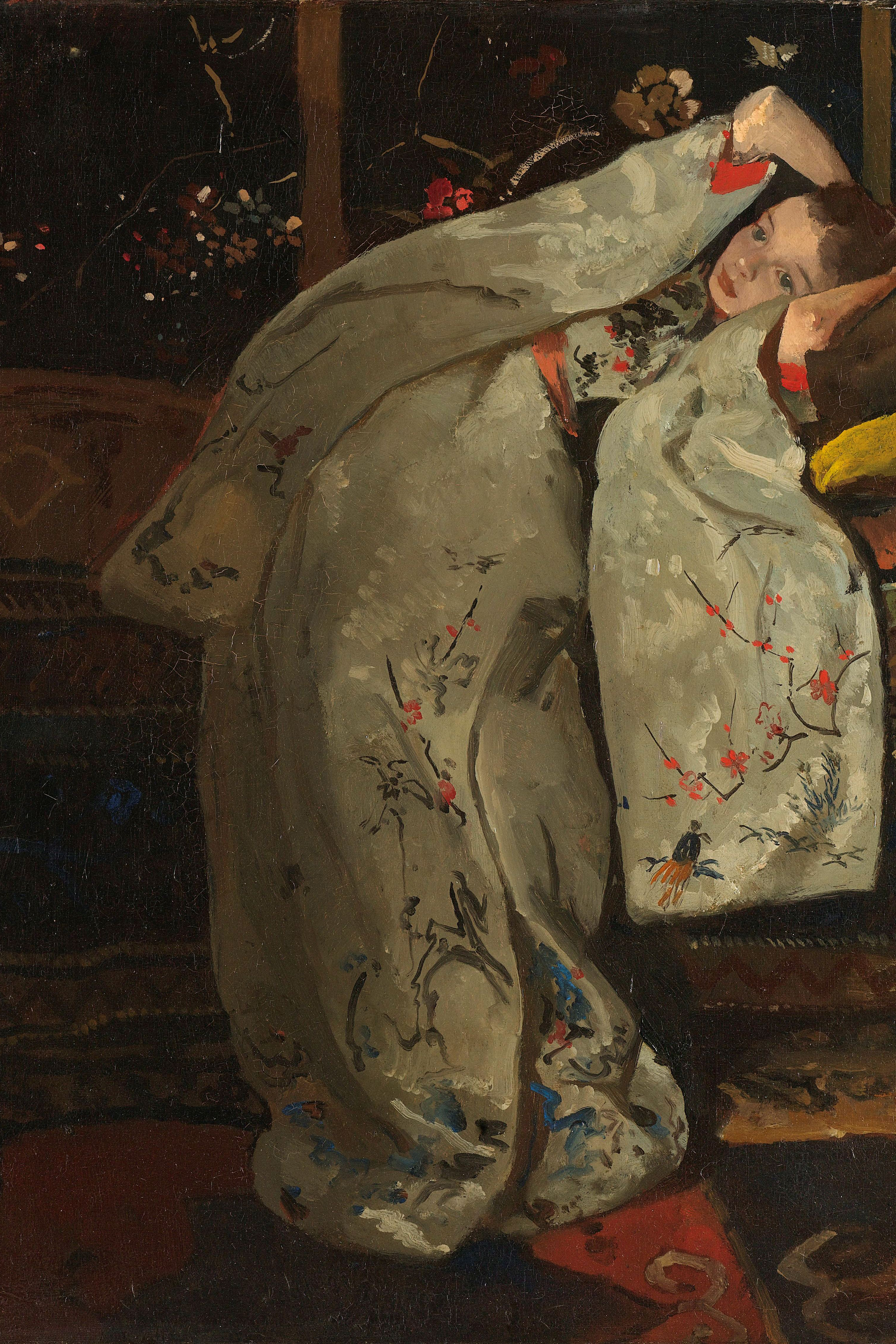 Meisje in witte kimono (George Hendrik Breitner)