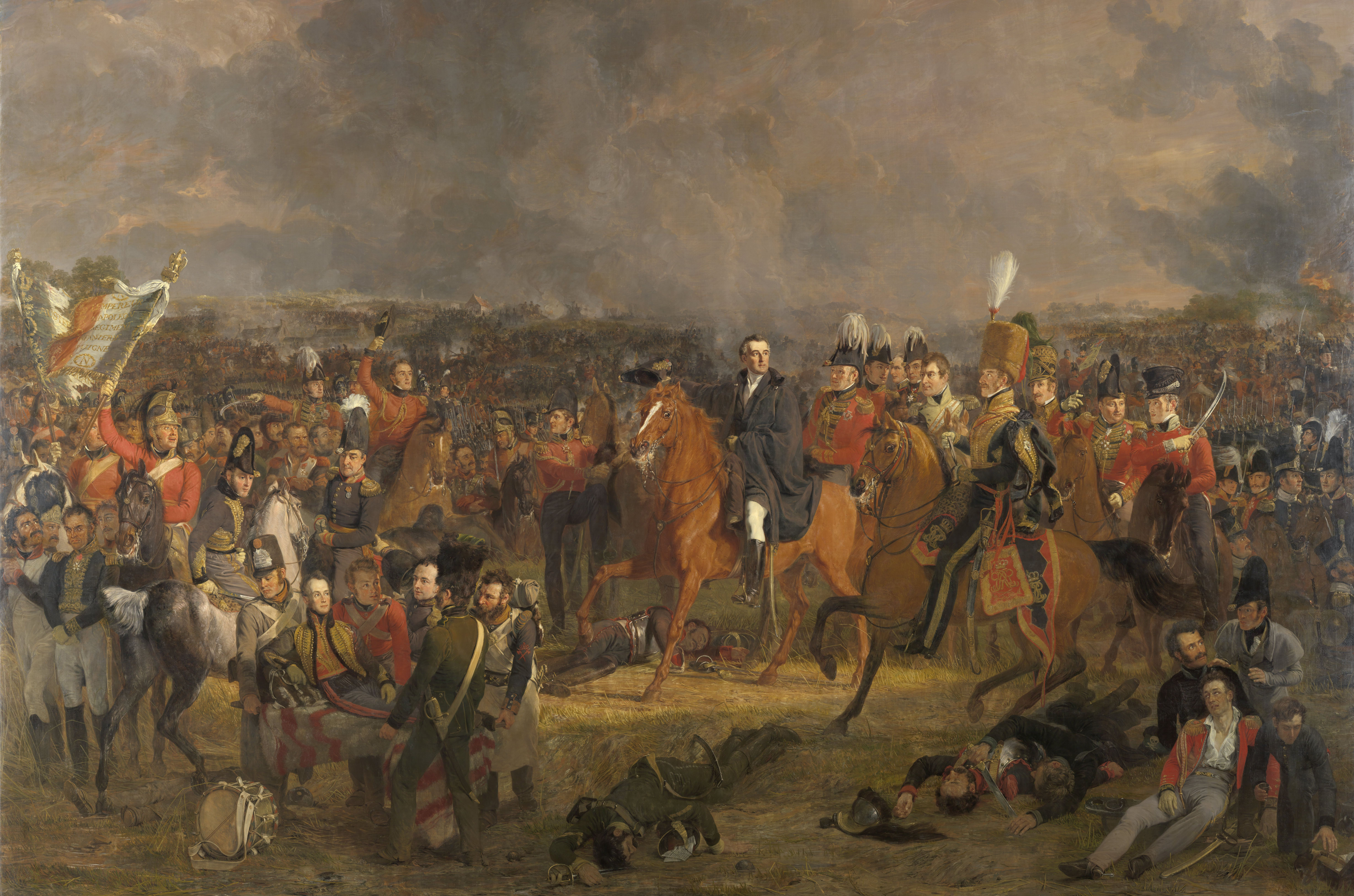 De slag bij Waterloo (Jan Willem Pieneman)